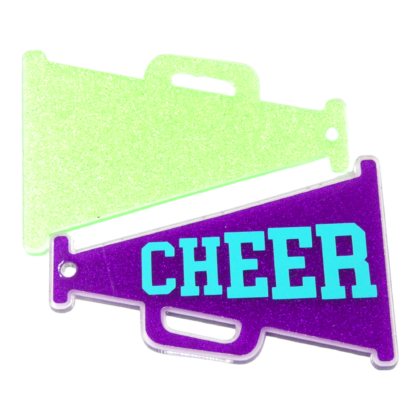 Clear Megaphone Cast Acrylic Blanks - 3" Wide - Set of 10