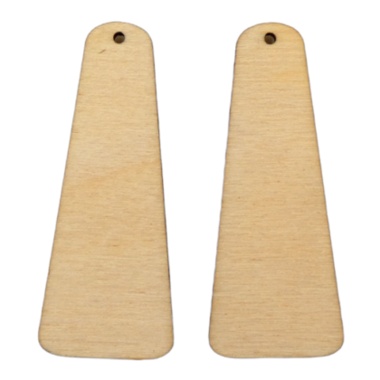 narrowing bar earrings