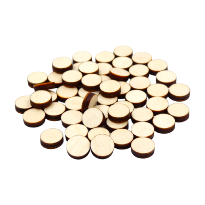 small wood circles